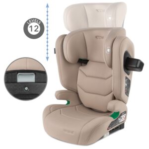 Kidwell TENDO Isofix autokrēsliņš bērniem 100-150cm krāsa Beige