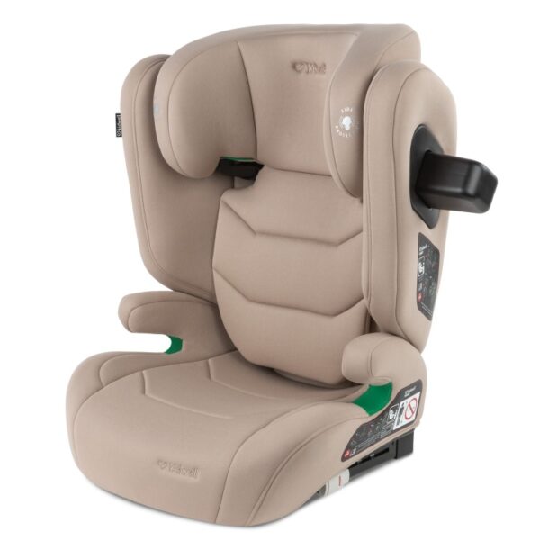Autokreslini.lv | TENDO Isofix autokrēsliņš bērniem 100-150cm krāsa Beige bilde #1