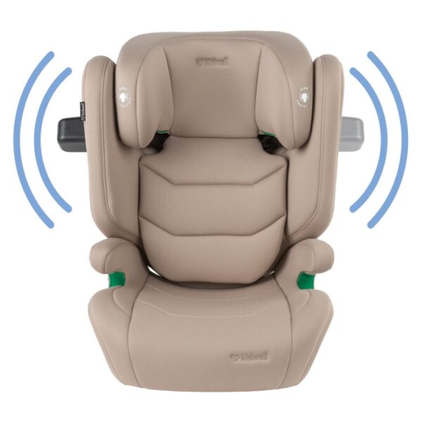 Autokreslini.lv | TENDO Isofix autokrēsliņš bērniem 100-150cm krāsa Beige bilde #13