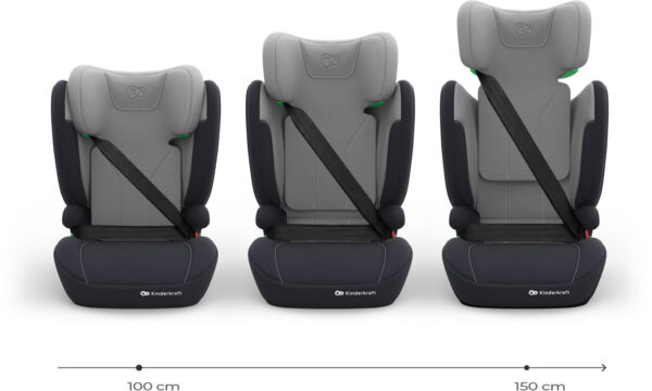 Autokreslini.lv | I-Spark 2 PLUS autokrēsliņš bērniem 100-150cm krāsa Grey bilde #5
