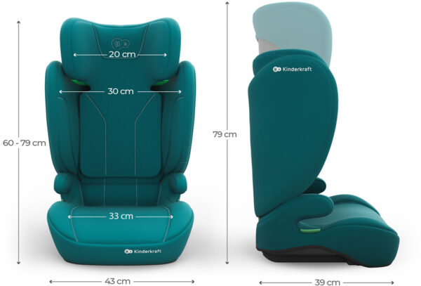 Autokreslini.lv | I-Spark 2 PLUS autokrēsliņš bērniem 100-150cm krāsa Green bilde #13