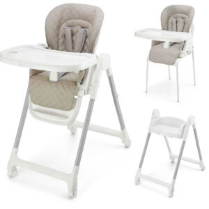 Kinderkraft TULO 3in1 barošanas krēsliņš bērniem krāsa Beige