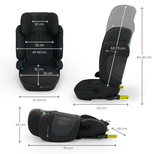 Autokreslini.lv | Xpand 2 PRO autokrēsliņš bērniem 100-150cm krāsa Black bilde #27