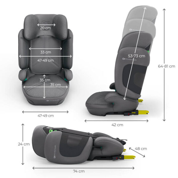 Autokreslini.lv | Xpand 2 PRO autokrēsliņš bērniem 100-150cm krāsa Grey bilde #23