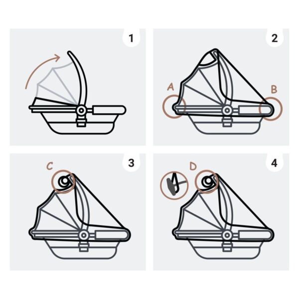 Autokreslini.lv | Car Seat Rain Cover mazuļu autokrēsliņu universāla lietus plēve bilde #7