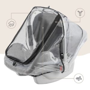 Sipo Car Seat Rain Cover mazuļu autokrēsliņu universāla lietus plēve