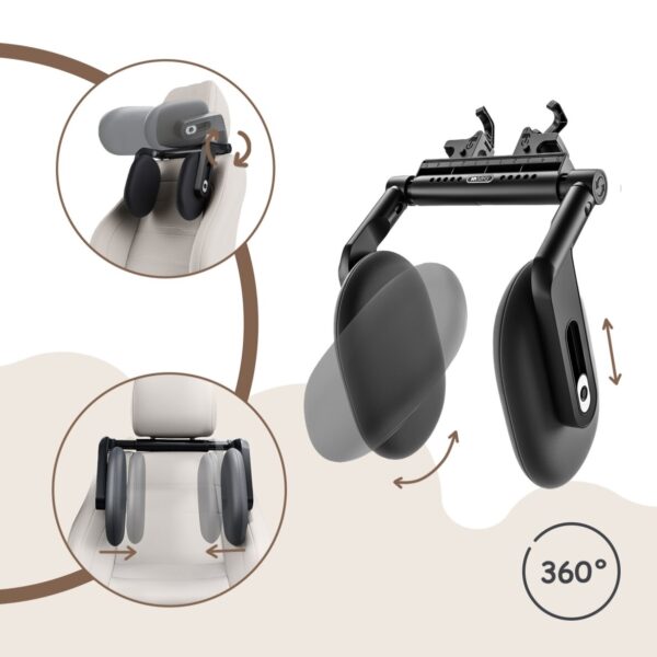 Autokreslini.lv | Adjustable Memory Foam Car Headrest galvas balsts automašīnā bilde #5