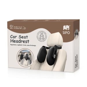Sipo Adjustable Memory Foam Car Headrest galvas balsts automašīnā
