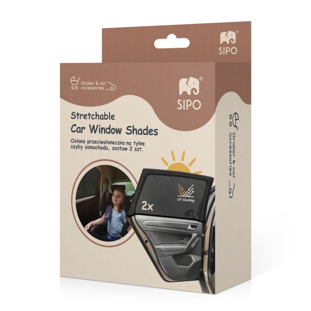 Sipo Car Window Shades XL automašīnas logu saulesaizsargi 2gab.