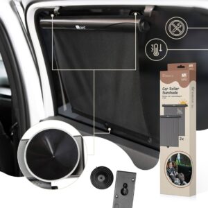 Sipo Car Roller Sunshade automašīnas logu saulessargs 2gab.