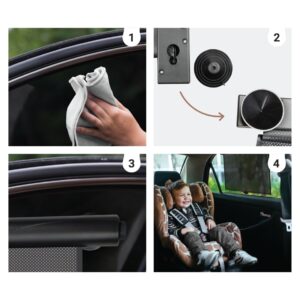 Sipo Car Roller Sunshade automašīnas logu saulessargs 2gab.