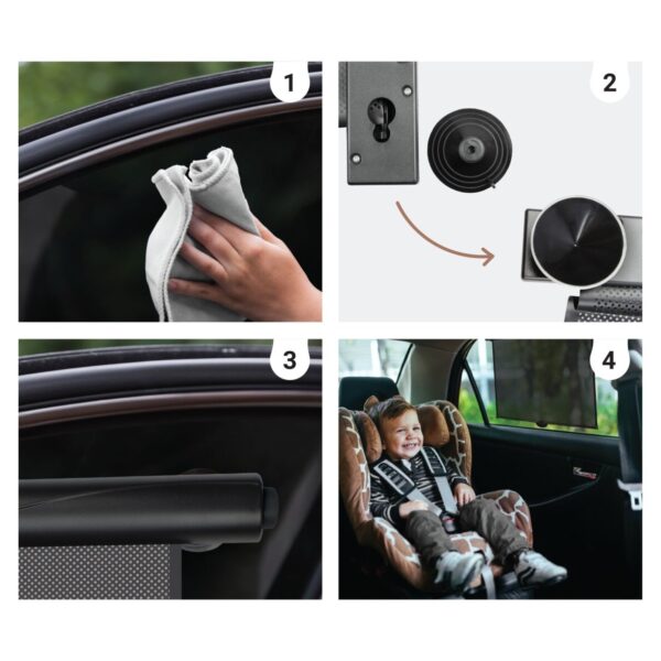 Autokreslini.lv | Car Roller Sunshade automašīnas logu saulessargs 2gab. bilde #11