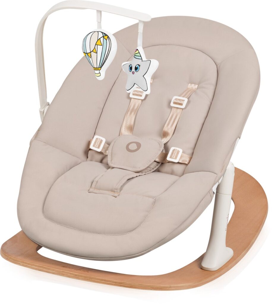 Lionelo CELIA set barošanas krēsla komplekts bērniem krāsa WHITE NATURAL WOOD