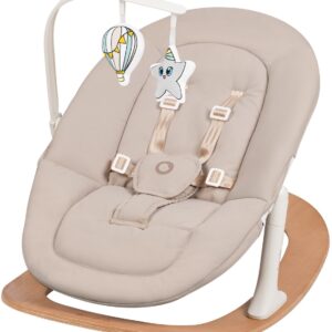 Lionelo CELIA Rocker mazuļu šūpuļkrēsliņš krāsa NATURAL WOOD