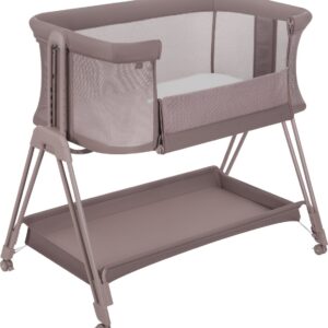 Lionelo LUNA mazuļu gultiņa krāsa BEIGE TAUPE