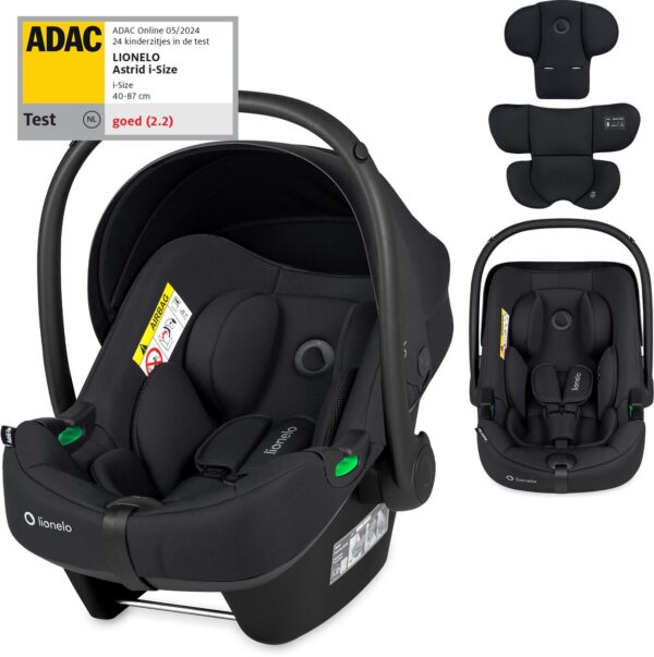 Autokreslini.lv | Astrid i-Size autokrēsliņš mazuļiem 40-87cm krāsa Black Onyx bilde #17