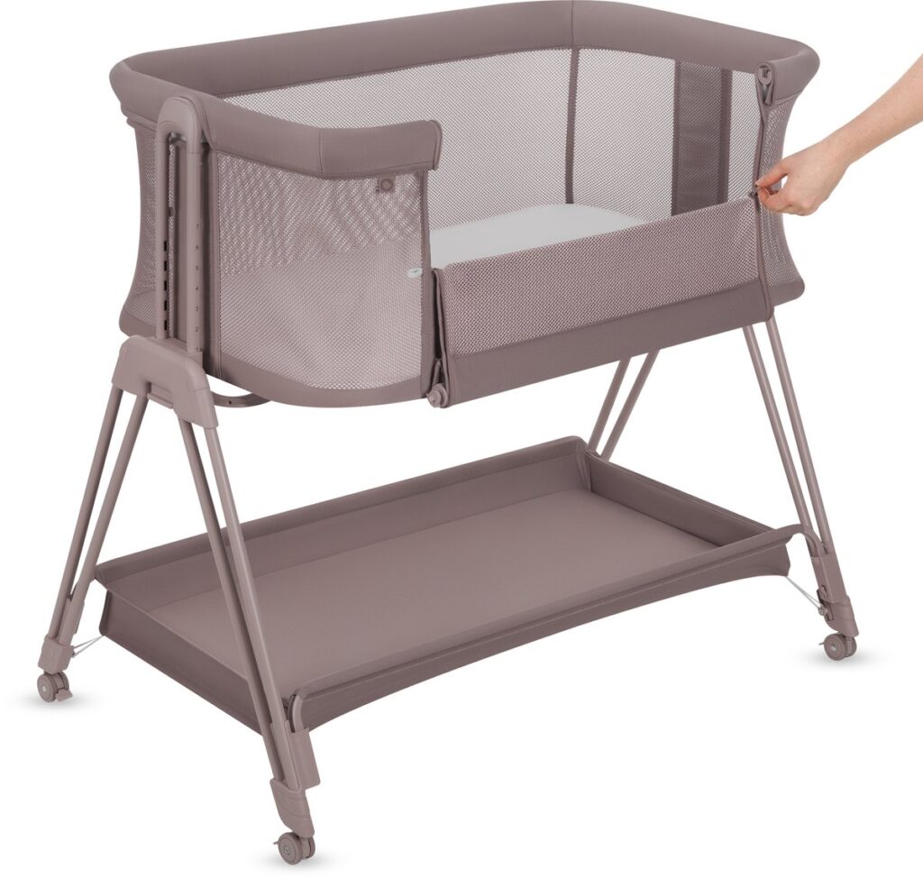Lionelo LUNA mazuļu gultiņa krāsa BEIGE TAUPE