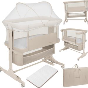Lionelo JODIE mazuļu gultiņa krāsa BEIGE CREAM