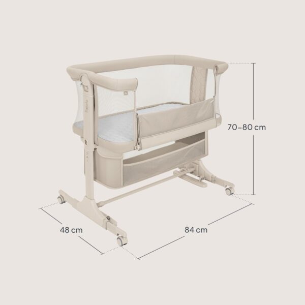 Autokreslini.lv | JODIE mazuļu gultiņa krāsa BEIGE CREAM bilde #25