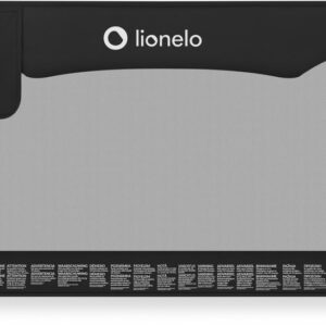 Lionelo HANNA gultas malas aizsargs bērniem krāsa BLACK ONYX