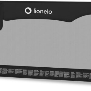 Lionelo HANNA gultas malas aizsargs bērniem krāsa BLACK ONYX