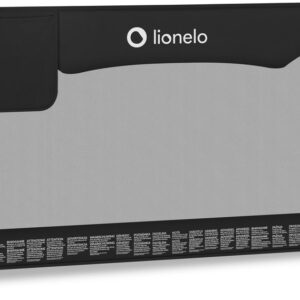 Lionelo HANNA gultas malas aizsargs bērniem krāsa BLACK ONYX