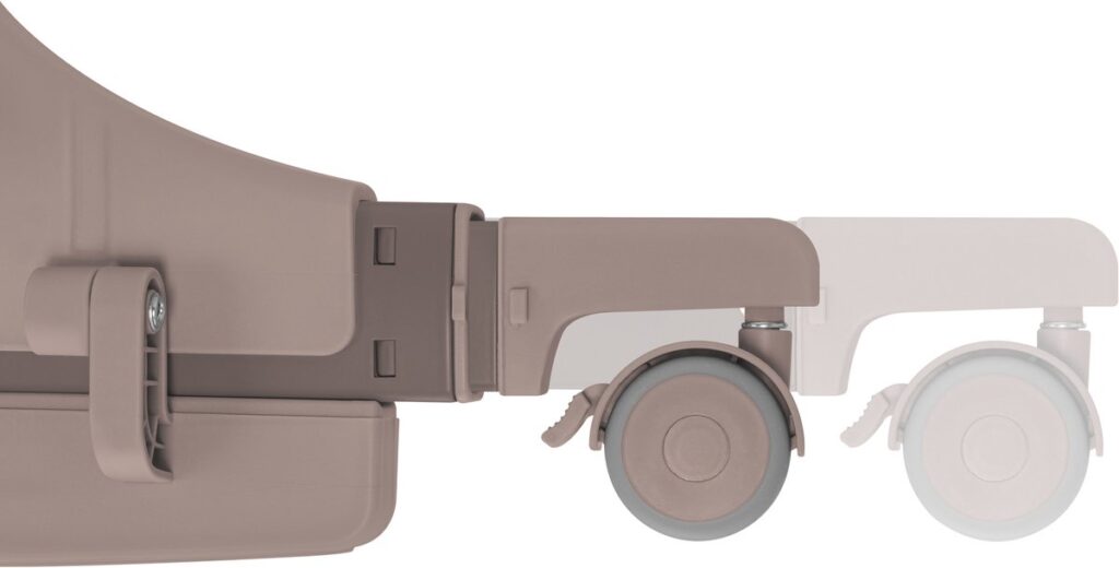 Lionelo JODIE mazuļu gultiņa krāsa BEIGE TAUPE
