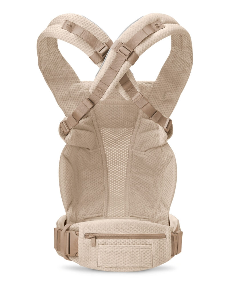 ERGOBABY Omni Deluxe Mesh mazuļu ergosoma/ķengursoma krāsa Natural Beige