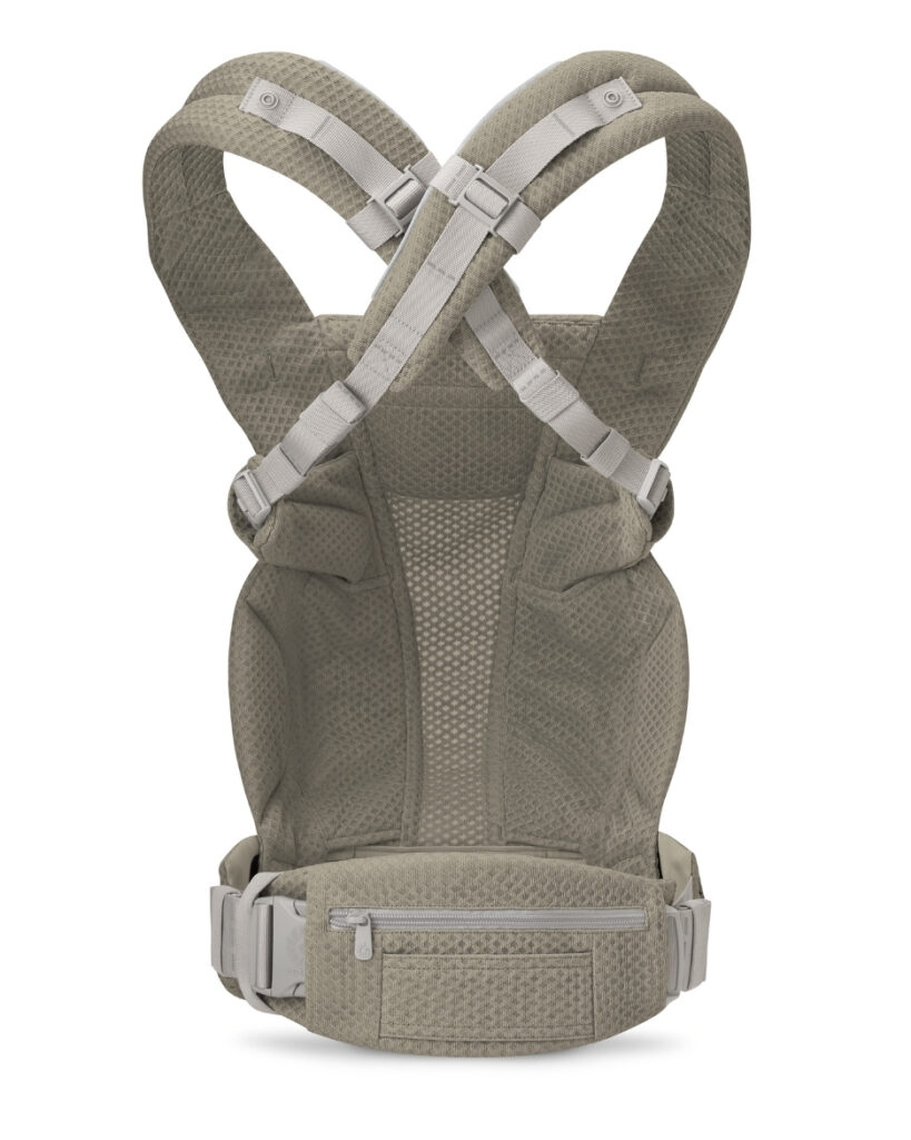 ERGOBABY Omni Deluxe Mesh mazuļu ergosoma/ķengursoma krāsa Soft Olive