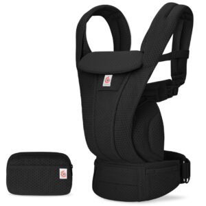 ERGOBABY Omni Deluxe Mesh mazuļu ergosoma/ķengursoma krāsa Onyx Black