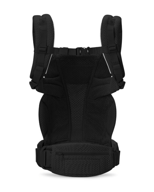 Autokreslini.lv | Omni Deluxe Mesh mazuļu ergosoma/ķengursoma krāsa Onyx Black bilde #9