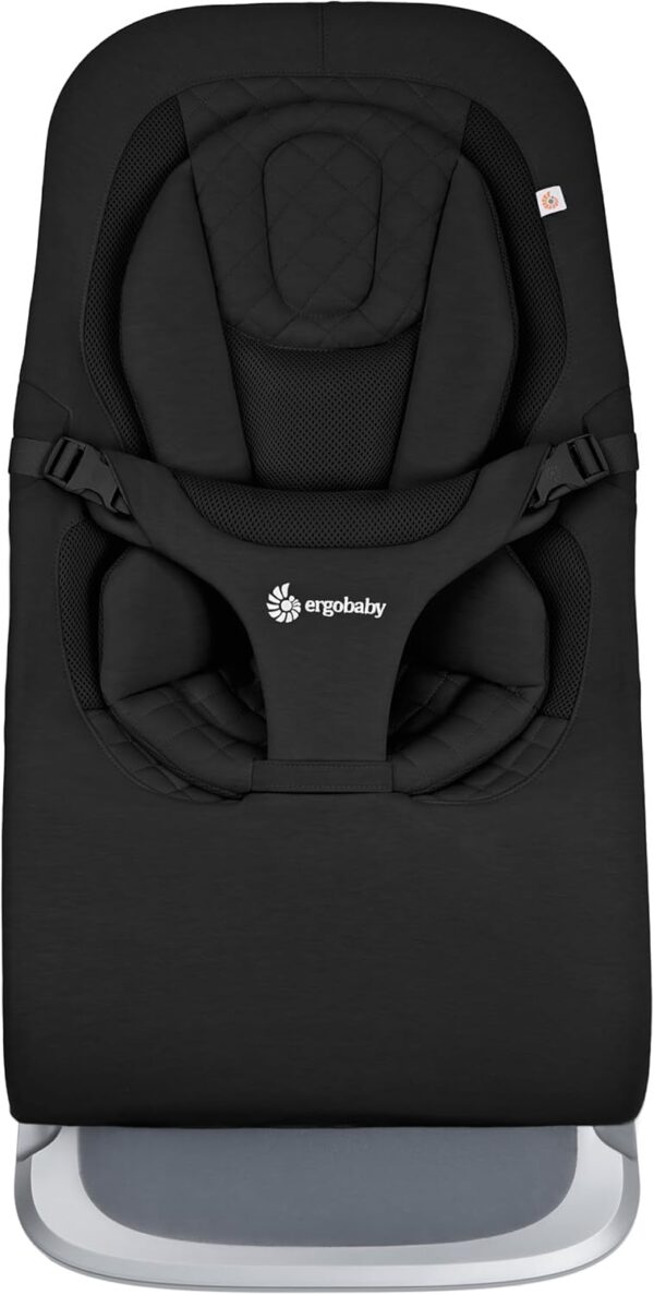 ERGOBABY Evolve Knit 3in1 šūpuļkrēsls mazuļiem krāsa Onyx Black