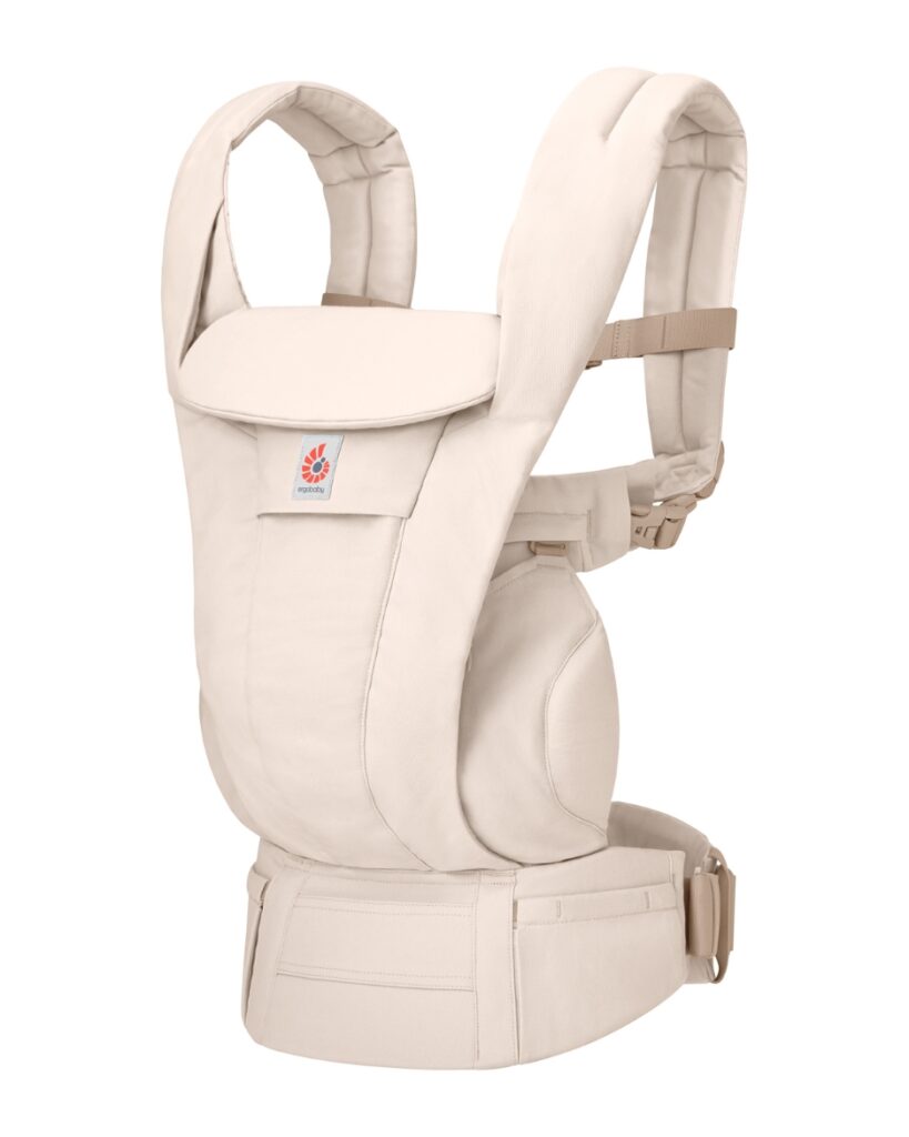 ERGOBABY Omni Deluxe Cotton mazuļu ergosoma/ķengursoma krāsa Natural Beige