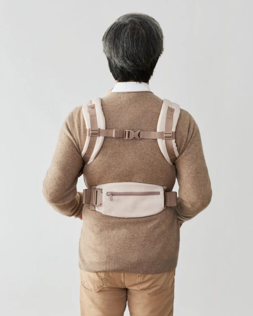ERGOBABY Omni Deluxe Cotton mazuļu ergosoma/ķengursoma krāsa Natural Beige
