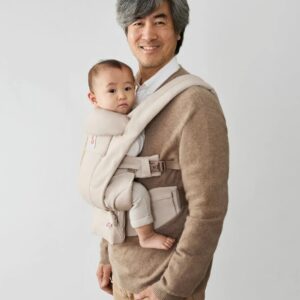 ERGOBABY Omni Deluxe Cotton mazuļu ergosoma/ķengursoma krāsa Natural Beige