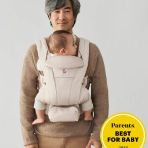 ERGOBABY Omni Deluxe Cotton mazuļu ergosoma/ķengursoma krāsa Natural Beige