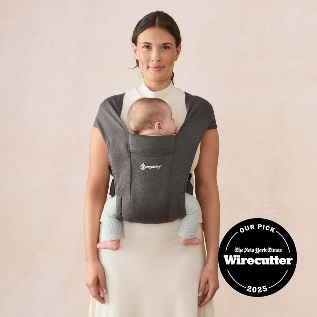 ERGOBABY Embrace mazuļu ergosoma/ķengursoma krāsa Heather Grey