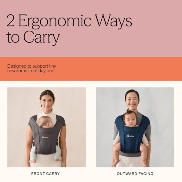 Autokreslini.lv | Embrace mazuļu ergosoma/ķengursoma krāsa Heather Grey bilde #15