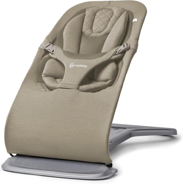 ERGOBABY Evolve Knit 3in1 šūpuļkrēsls mazuļiem krāsa Soft Olive