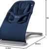 ERGOBABY Evolve Knit 3in1 šūpuļkrēsls mazuļiem krāsa Midnight Blue