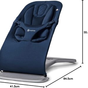 ERGOBABY Evolve Knit 3in1 šūpuļkrēsls mazuļiem krāsa Midnight Blue