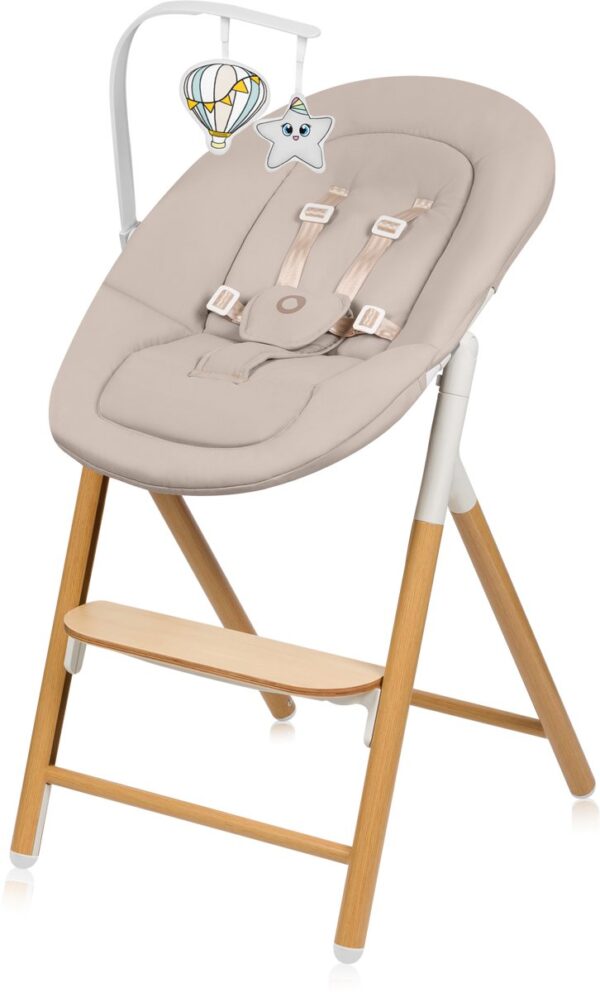 Autokreslini.lv | CELIA set barošanas krēsla komplekts bērniem krāsa WHITE NATURAL WOOD bilde #9