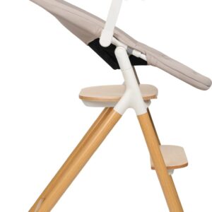 Lionelo CELIA set barošanas krēsla komplekts bērniem krāsa WHITE NATURAL WOOD