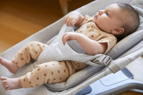 ERGOBABY Evolve Knit 3in1 šūpuļkrēsls mazuļiem krāsa Light Grey