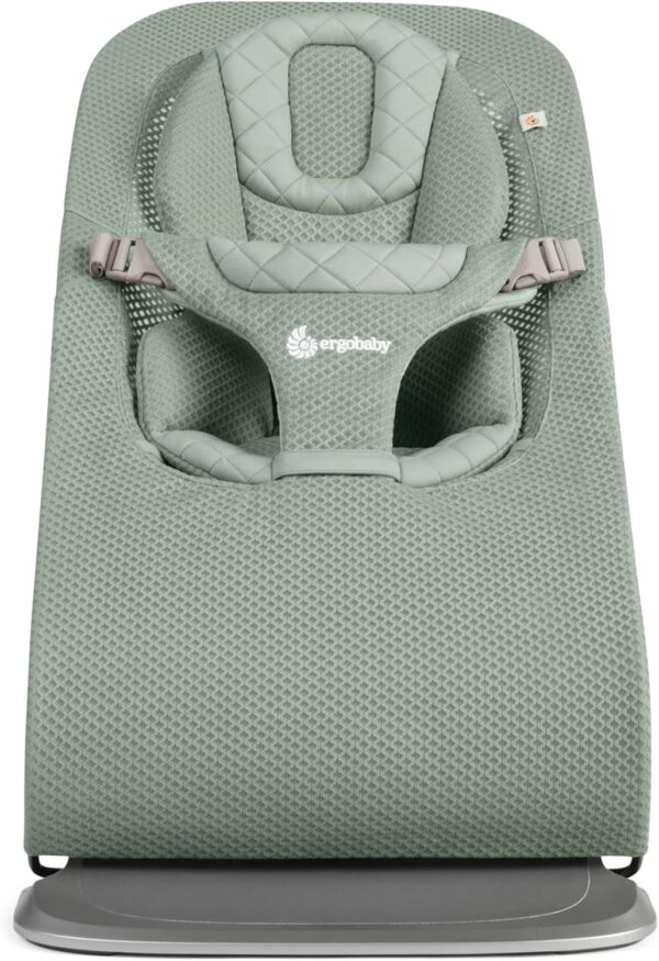ERGOBABY Evolve Mesh 3in1 šūpuļkrēsls mazuļiem krāsa Sage Green