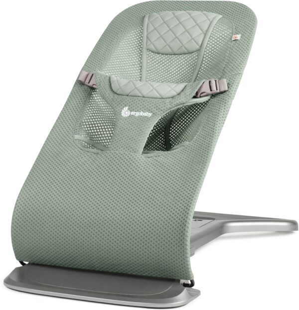 ERGOBABY Evolve Mesh 3in1 šūpuļkrēsls mazuļiem krāsa Sage Green