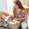 ERGOBABY Evolve Mesh 3in1 šūpuļkrēsls mazuļiem krāsa Camel