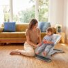 ERGOBABY Evolve Mesh 3in1 šūpuļkrēsls mazuļiem krāsa Light Grey