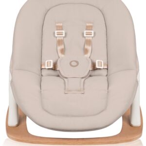Lionelo CELIA set barošanas krēsla komplekts bērniem krāsa WHITE NATURAL WOOD
