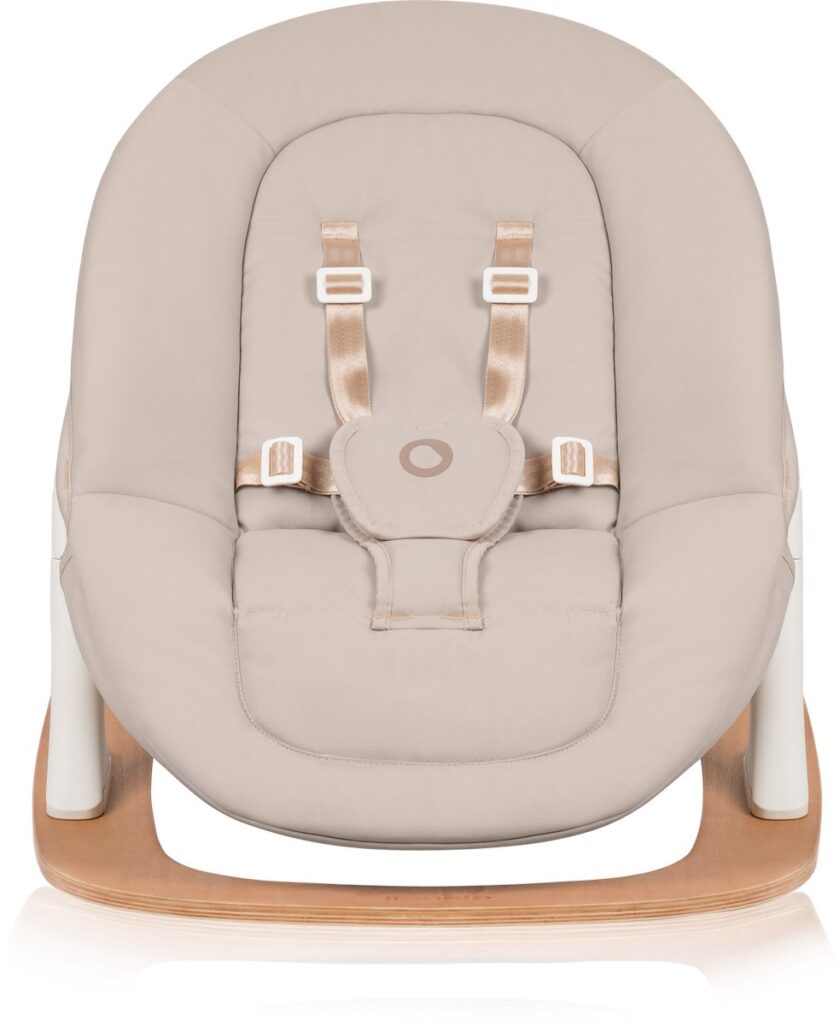 Lionelo CELIA set barošanas krēsla komplekts bērniem krāsa WHITE NATURAL WOOD